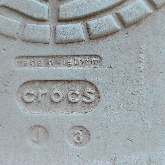 Crocs Light Blue Clogs Pink Accents 1 Watermelon crock charm included Kids Child - Picture 7 of 16